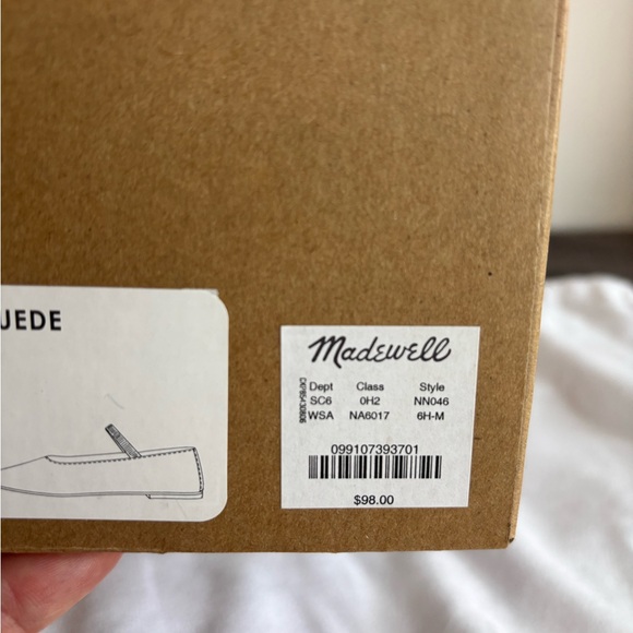 Madewell Gorgeous Greta Ballet Flat Mary Jane Nude Sand Color - Picture 8 of 9